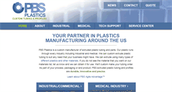 Desktop Screenshot of pbsplastics.com
